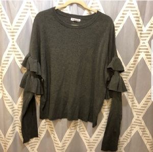 🎉SOLD🎊LoveRiche Ruffle Sweater